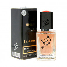 Парфюмерная вода SHAIK M243 BAD BOY Oriental Spicy, 50 мл